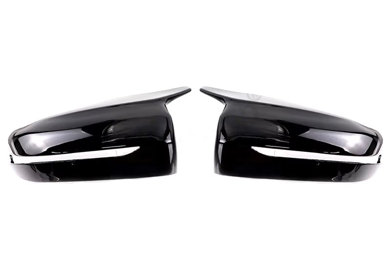 F80 Style Gloss Black Mirror Caps – Elevate Your G20's Street Presense