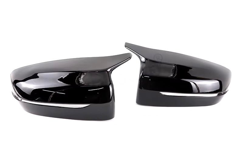 F80 Style Gloss Black Mirror Caps – Elevate Your G20's Street Presense