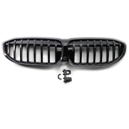 PRE-LCI BMW G20 M340i Shadow Line Dual-Slat Grille - Budget Aftermarket