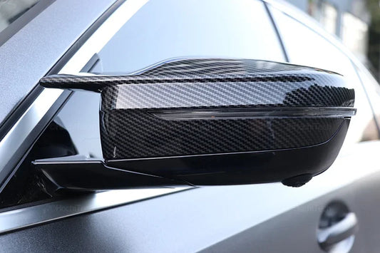Carbon Fiber Design G80 M3 Style Mirror Cap [LH + RH Set] with FREE Pry Tool Included