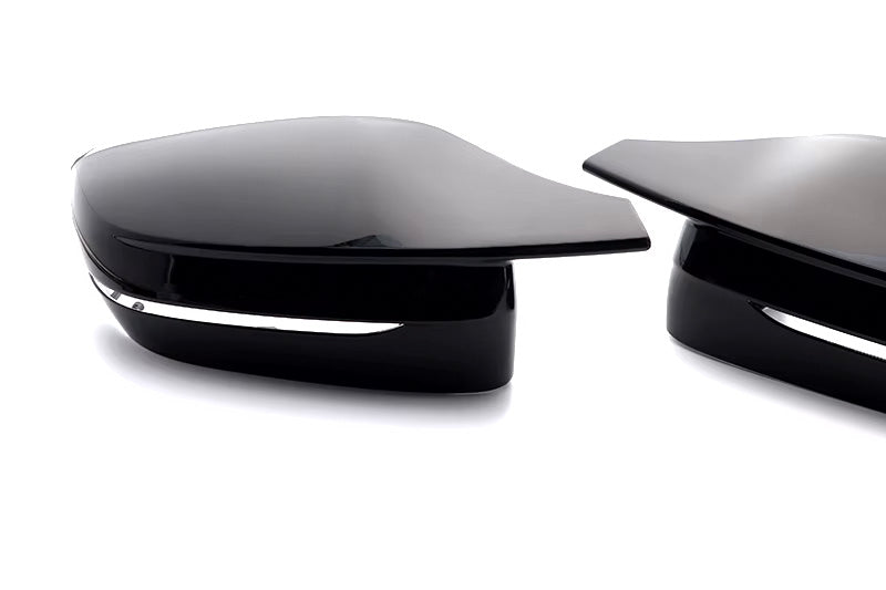 Gloss Black G80 M3-Style Mirror Cap [LH + RH Set] with FREE Pry Tool Included