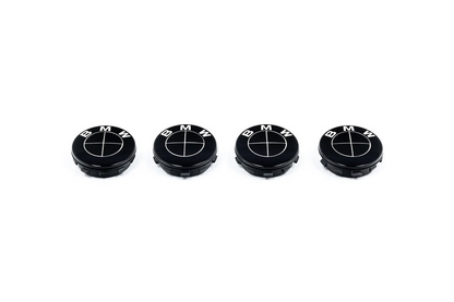 Exclusive Black Out Floating Wheel Center Caps - Limited Edition