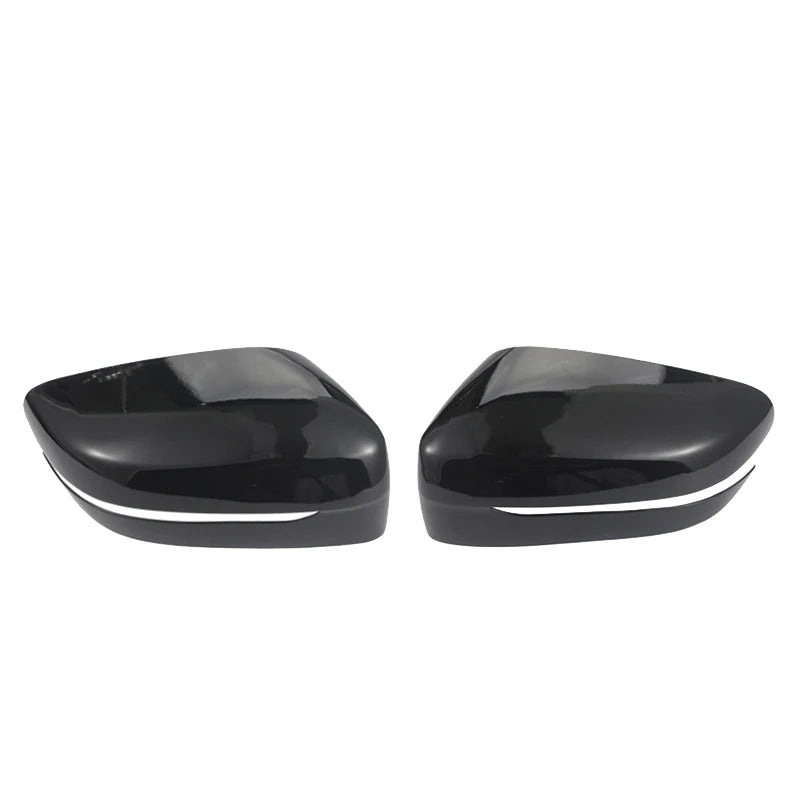 Shadow Line Black Mirror Covers  [LH + RH Set] with FREE Pry Tool